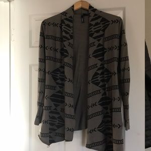 O’Neil Tribal Print Cardigan sz medium